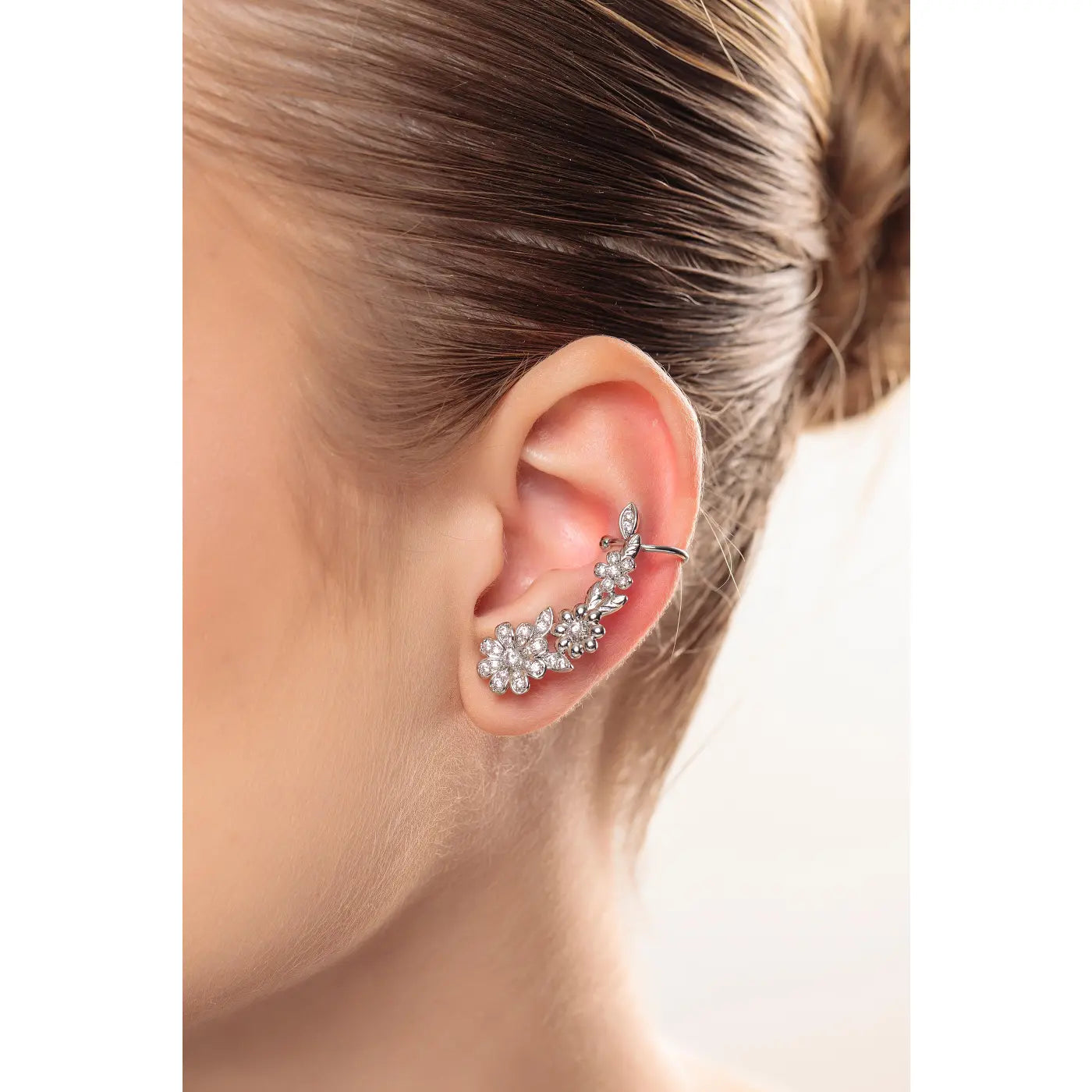 Brinco Ear Cuff Flower