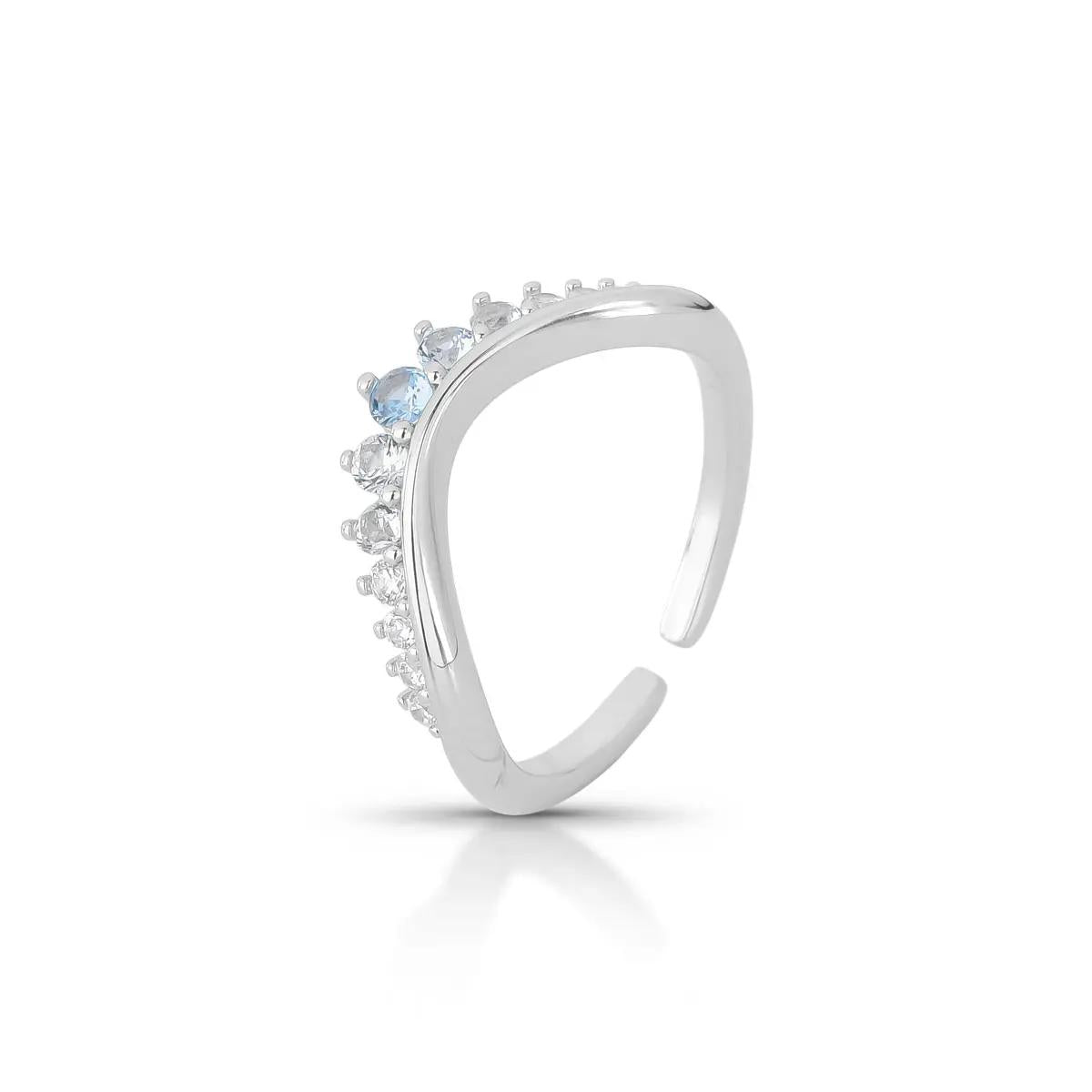 Anel Princess Curve