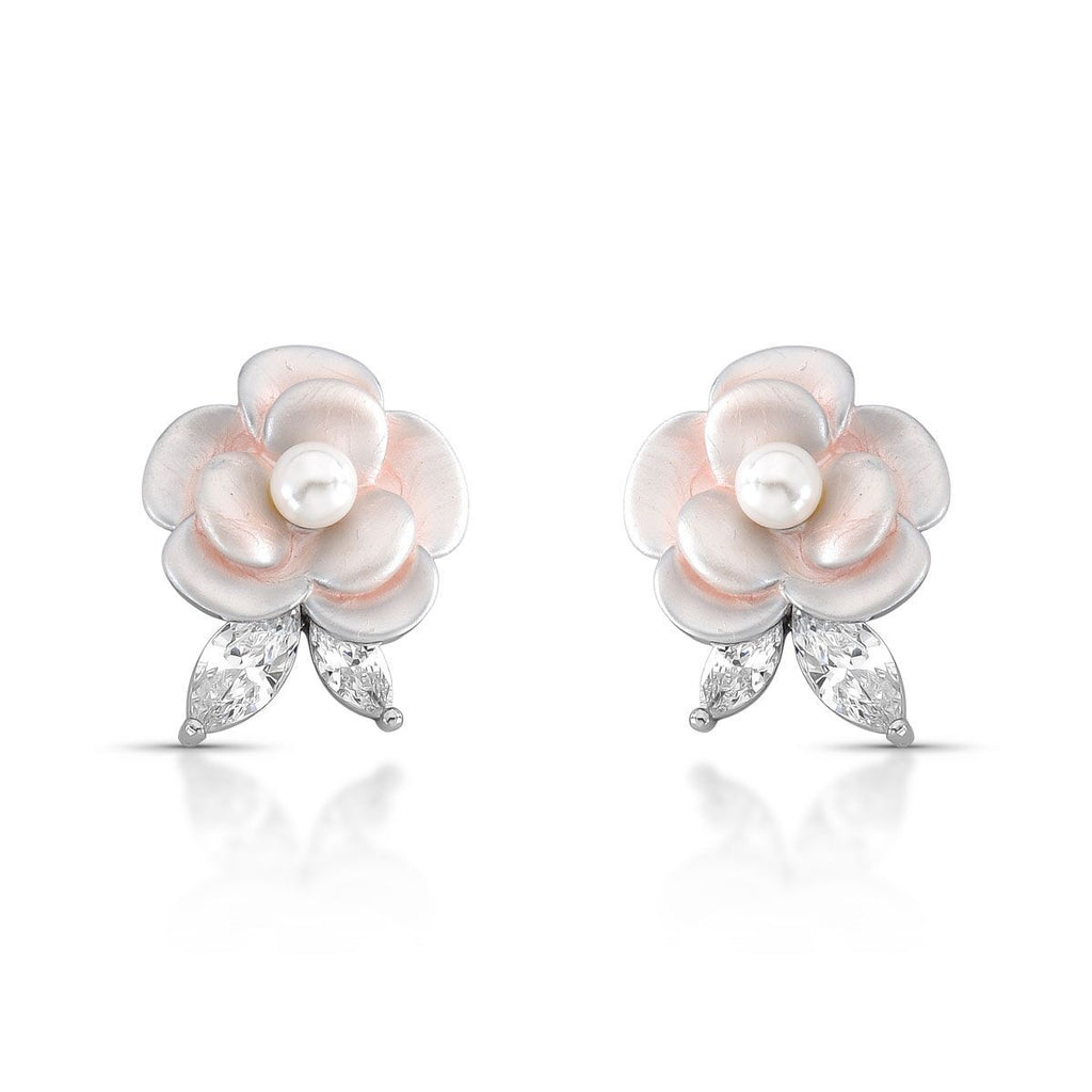 Brinco Rose Perolado