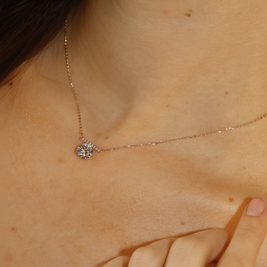 Colar Moissanite