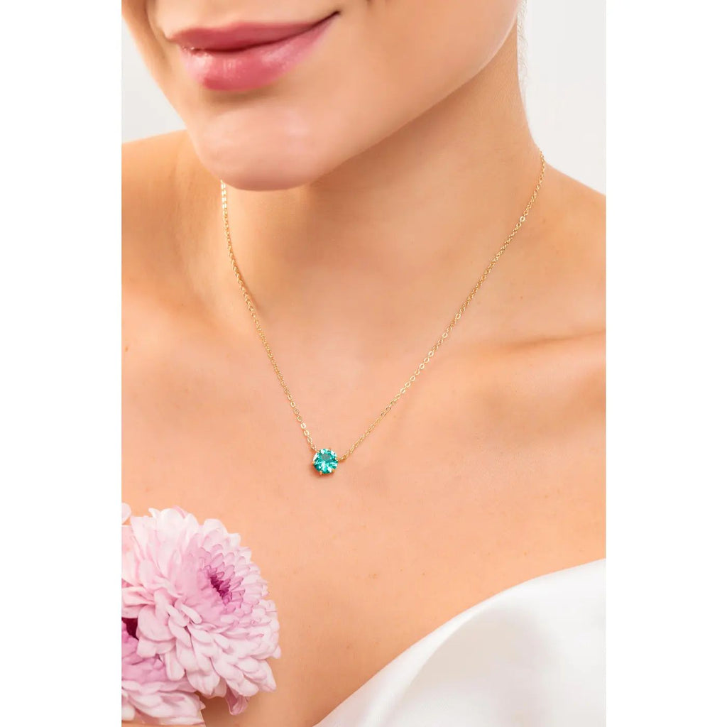 Colar Ponto de Luz com Zircônia Banho Ouro 18k