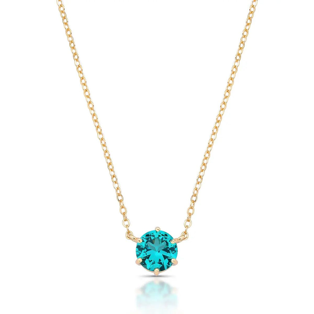 Colar Ponto de Luz com Zircônia Banho Ouro 18k